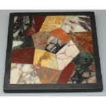 Dom Joly Collection - Grand Tour specimen marble square desk weight, H20cm W20cm