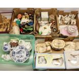 Large quantity of ceramics, including Wedgwood Beatrix Potter ware, Doulton Bunnykins 1988 mug and