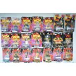 Collection of 19 Racing Champions World Championship Wrestling personalised diecast car models, 2