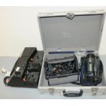 Sony camcorder Model No CCDR805E in aluminium flight bag complete with leads and batteries (