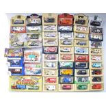 Extensive collection of Lledo diecast vehicle models, all boxed, contents as new, box condition