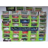 Forty four 1/43 scale diecast Jaguar models from Elicor, Best Model and Model Box, contents at least