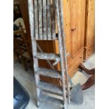 Step ladder with four treads
