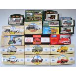 Eighteen Corgi 1/50 scale diecast commercial and Police vehicle models to include Scammell