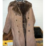 Californian Swiss made sheep skin 3/4 length sheep skin jacket and a selection of other ladies