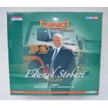 Boxed Corgi 1/50 scale diecast Eddie Stobart 1954-2011 Commemorative 2 truck/1 trailer set