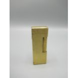 Dunhill gold plated lighter, US RE24163 patented