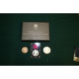 Boxed as new presentation Re-strike Waterloo Campaign Medal Silver, with ribbon, sealed in