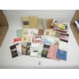 Collection of pamphlets and programmes relating to North Yorkshire, Theatre, History etc.