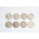 Eight US silver Morgan dollars, dates 1881 (2), 1883, 1884, 1886, 1889, 1890 and 1921