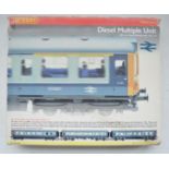 Hornby boxed OO gauge 3 car British Rail Class 110 DMU set R2073 with power car and 2 coaches.