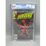 Daredevil #188 (1982) 1st appearance of Stone, Claw & Shaft, CGC grade 8.5