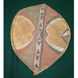 Maasai warrior shield from the grasslands of southern Kenya and Northern Tanzania. These shields