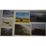 Collection of 14 aviation prints by Keith Hill and Marc Heaton including limited editions and signed