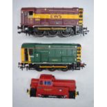 Three Hornby OO gauge diesel shunter electric train models to include R3179 DCC Ready Esso
