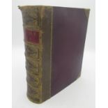 Officium Beatae Mariae Virginis, 1759, half-leather binding with gilt work and raised bands to spine