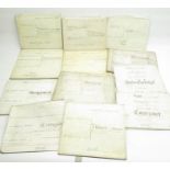 Extensive collection of c19th Indentures and deeds relating to Joshua Taylor of the Taylor Yorkshire