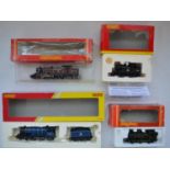 Four Hornby electric locomotive models to include R505 LMS 2-6-4T Class 4P, R150 BR B12, R300 GWR