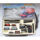 Boxed Hornby OO gauge Freight Hauler electric train set R851 with 0-4-0 Queen Mary tank engine, 5