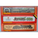 Three Hornby OO gauge GWR electric train models to include R392 County Class "County Of Bedford" (