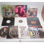 Mixed collection of LPs inc. Sex Pistols, The Kinks, Ramones, 10 CC, etc.(10)