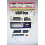 Two weathered OO gauge electric steam train models to include Hornby Super Detail R2538 BR 0-6-0