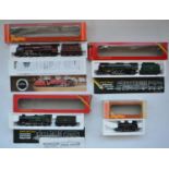 Four previously run Hornby electric locomotive models to include R759 GWR Albert Hall, R305 LMS