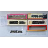 2x boxed Hornby OO gauge electric steam engine models to include "Super Detail" weathered BR 4-6-0