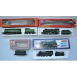 Four previously run electric locomotive models to include Hornby R374 SR Battle Of Britain "
