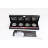 Royal Mint Countdown to London 2012 silver proof four coin set of 2009, 2010, 2011 and 2012 silver