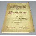 The Pen Mill Estate in the Parish of Penselwood, Somerset, 1900 Auction catalogue