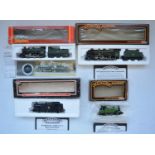 Four previously run OO gauge electric locomotive models to include Hornby R852 BR Ivatt Class 2,