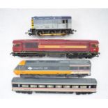 Three OO gauge Hornby electric train models to include boxed R2034 EW & S Co-Co Class 58 (model