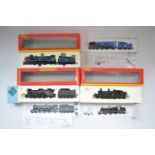 Three boxed Hornby OO gauge "Super Detail" electric steam train models incl. R2054 75th