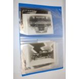 Folder of professional photos of late 1920s Daimler and American cars