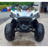 Polaris Outlaw 70 EFI kids quad bike with electronic fuel injector, single leaver disc brake,