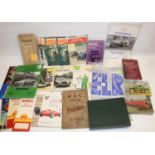 Mixed collection of motoring related ephemera and brochures