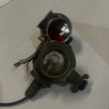 Two divers helmet rear lamps , 1 Smiths, 1 Lucas