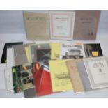 Mixed collection of Rolls-Royce brochures and ephemera, some reprints