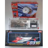 Large Syma S031G radio controlled helicopter with hand held transmitter and battery charger (charger