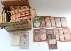 Collection of Ordnance survey one inch road maps incl. some linen backed examples (qty)