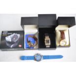 As new Gianni Sabatini gold plated quartz wristwatch with date D42mm, Zennox quartz Watch Camera,