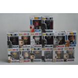 Fourteen boxed Star Wars Funko Pop figurines to include Luke Skywalker, Supreme Leader Snoke,