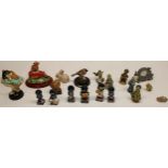 Selection of small Robertsons Jam figurines, Wade Whimsies and other small figurines (qty)