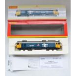 Boxed Hornby OO gauge R2349 BR Class 50 C0-C0 diesel locomotive 50 035 "Ark Royal" electric train