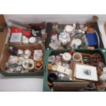 Mixed group of items, incl. ceramics, incl. cabinet cups, Caithness vase, Wood & Sons Yuan teapot,