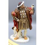 Royal Doulton limited edition figure, Henry VIII, HN3350, 374/1991, H25cm, with certificate