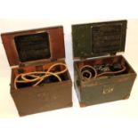 Two WWII British Telephone Sets “F” MkII