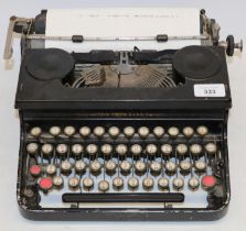 Maschinenfabrik Kappel G.m.b.h. Chemnitz typewriter W28cm