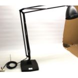 John Bell & Croyden and Arnold & Sons London - Herbert Terry design Anglepoise in crackle black